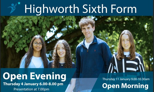 Sixth Form Open Events
